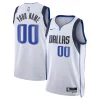 Dallas Exquisite Mavericks Nike Unisex Swingman Custom Jersey White Association Edition