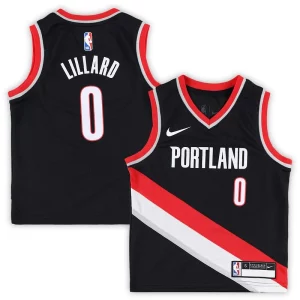 Damian Lillard Portland Trail Blazers Nike Preschool Swingman Player Jersey Icon Edition Commémoratif Black