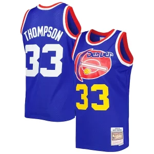David Thompson Denver Nuggets Hardwood Classics 1975/76 Swingman Captivant Jersey Royal