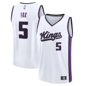 De'Aaron Fox Sacramento Kings Fast Break Replica Player Unique Jersey Association Edition White