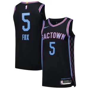 De'Aaron Fox Sacramento Kings Collectible Nike Authentic Player Jersey City Edition Black