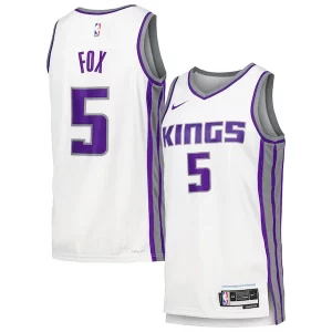 De'Aaron Fox Sacramento Kings Nike Swingman Personalisable Player Jersey Association Edition White