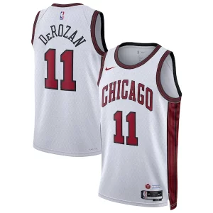 DeMar DeRozan Chicago Bulls Nike Bold Unisex 2022/23 Swingman Jersey City Edition White