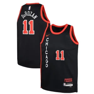 DeMar DeRozan Chicago Bulls Nike Éclatant Youth Swingman Replica Jersey City Edition Black