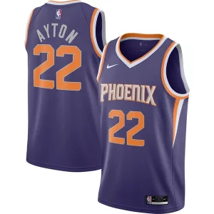 Deandre Ayton Phoenix Suns Superbe Nike 2020/21 Swingman Player Jersey Icon Edition Purple