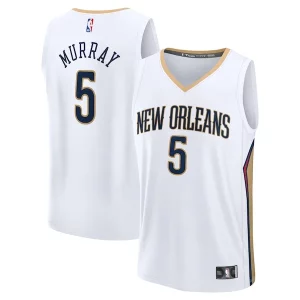Dejounte Murray New Orleans Pelicans Fast Break Replica Stylish Player Jersey Association Edition White