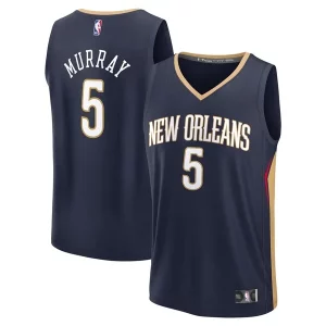 Dejounte Murray New Orleans Pelicans Youth Fast Break Replica Premium Player Jersey Icon Edition Navy