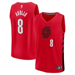 Deni Avdija Portland Trail Blazers Incontournable Fast Break Player Jersey Statement Edition Red