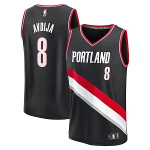 Deni Avdija Portland Trail Blazers Fast Break Replica Player Confortable Jersey Icon Edition Black