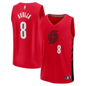 Deni Avdija Portland Trail Blazers Youth Fast Break Player Jersey Statement Edition Red Commémoratif