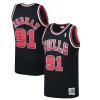 Dennis Superbe Rodman Chicago Bulls 1997/98 Hardwood Classics Swingman Jersey Black