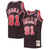 Dennis Rodman Chicago Bulls Hardwood Sophistiqué Classics Swingman Jersey Black