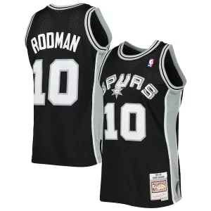 Dennis Rodman San Antonio Spurs 2001/02 Hardwood Classics Refiné Swingman Jersey Black