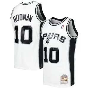 Dennis Rodman San Antonio Spurs 2001/02 Hardwood Classics Superbe Swingman Jersey White