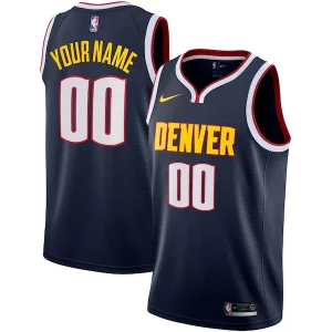 Denver Nuggets Sophistiqué Nike 2022/23 Swingman Custom Jersey Icon Edition Navy