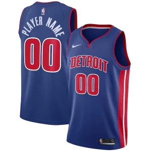 Detroit Pistons Nike Swingman Custom Luxueux Jersey Blue Icon Edition