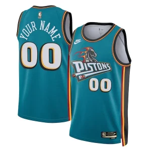 Detroit Pistons Nike Superbe Unisex 2022/23 Custom Swingman Jersey Classic Edition Teal