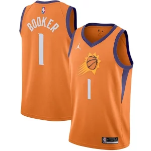Devin Booker Phoenix Suns Superbe Jordan Brand 2020/21 Swingman Jersey Statement Edition Orange