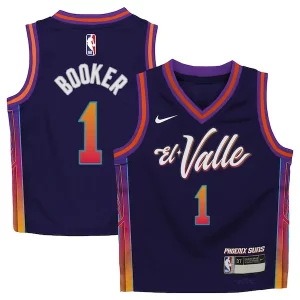 Devin Booker Phoenix Suns Nike Toddler Swingman Replica Jersey City Edition Purple Captivant