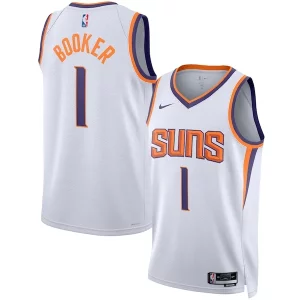 Devin Booker Phoenix Suns Nike Unisex Swingman Jersey Association Edition White/Purple Refiné