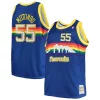 Dikembe Mutombo Denver Nuggets Exclusif 1991/92 Big & Tall Hardwood Classics Swingman Jersey Royal
