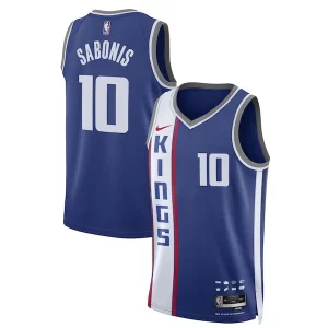 Domantas Sabonis Confortable Sacramento Kings Nike Unisex 2023/24 Swingman Jersey Blue City Edition