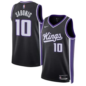 Domantas Sabonis Sacramento Kings Nike Unisex Swingman Jersey Association Éclatant Edition Black
