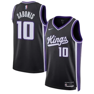 Domantas Sabonis Sacramento Kings Nike Luxueux Unisex Swingman Jersey Icon Edition Black