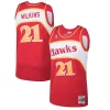 Dominique Wilkins Prime Atlanta Hawks 1986/87 Hardwood Classics Swingman Jersey Red