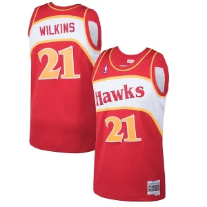 Dominique Wilkins Prime Atlanta Hawks 1986/87 Hardwood Classics Swingman Jersey Red