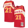 Dominique Wilkins Atlanta Uniques Hawks Youth 1986/87 Hardwood Classics Swingman Throwback Jersey Red