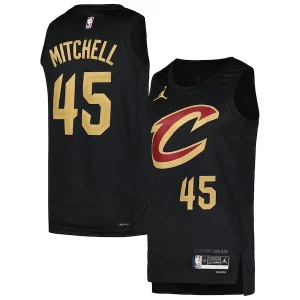 Donovan Mitchell Cleveland Cavaliers Jordan Brand Swingman Player Jersey Unique Statement Edition Black