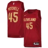 Donovan Mitchell Dashing Cleveland Cavaliers Nike Swingman Player Jersey Icon Edition Wine