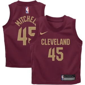 Donovan Mitchell Cleveland Cavaliers Nike Toddler Swingman Player Tendance Jersey Icon Edition Wine
