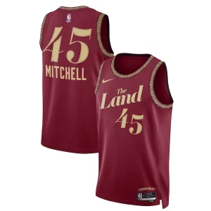 Donovan Éclatant Mitchell Cleveland Cavaliers Nike Unisex 2023/24 Swingman Jersey Wine City Edition
