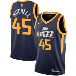 Donovan Mitchell Utah Jazz Nike 2020/21 Swingman Jersey Navy Captivant Icon Edition