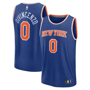 Donte DiVincenzo New York Knicks Fast Break Replica Player Jersey Icon Edition Personalisable Royal