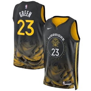 Draymond Luxueux Green Golden State Warriors Nike Unisex 2022/23 Swingman Jersey City Edition Black