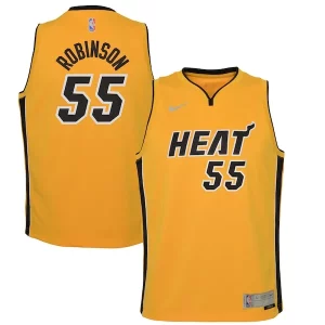 Duncan Robinson Miami Heat Nike Youth 2020/21 Swingman Player Jersey Trophy Gold Prime Earned Edition