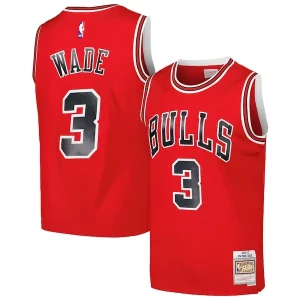 Dwyane Wade Chicago Bulls 2016/17 Hardwood Classics Swingman Jersey Red Confortable
