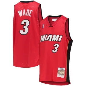 Dwyane Wade Miami Haut de gamme Heat Youth 2005/06 Hardwood Classics Swingman Jersey Red