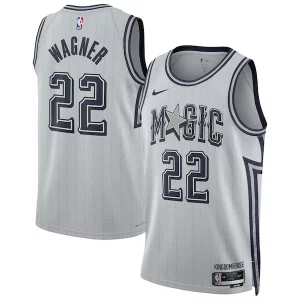 Franz Wagner Orlando Élégant Magic Nike Unisex 2024/25 Swingman Player Jersey City Edition Silver