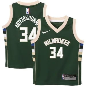 Giannis Antetokounmpo Milwaukee Bucks Nike Toddler Swingman Player Jersey Icon Unique Edition Green