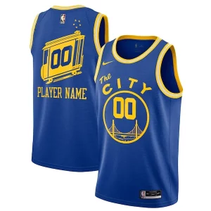 Golden State Warriors Nike 2020/21 Refiné Hardwood Classics Swingman Custom Jersey Blue