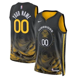 Golden Gracieux State Warriors Nike Unisex 2022/23 Swingman Custom Jersey City Edition Black