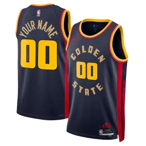 Golden State Warriors Nike Unisex 2024/25 Custom Élégant Swingman Jersey City Edition Navy