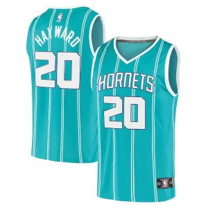 Gordon Hayward Charlotte Hornets 2020/21 Authentique Fast Break Replica Player Jersey Teal Icon Edition
