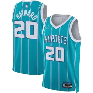 Gordon Hayward Charlotte Hornets Jordan Brand Unisex Swingman Jersey Icon Edition Teal Stylish