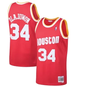 Hakeem Olajuwon Houston Rockets Incontournable 1993/94 Hardwood Classics Swingman Jersey Red