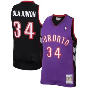 Hakeem Authentique Olajuwon Toronto Raptors 2001/02 Hardwood Classics Swingman Jersey Purple